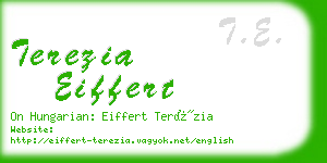 terezia eiffert business card